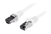 Netzwerk - Kabel - Lanberg patch cable - 1 m - white - Weiß - 1m - PCF8-10CU-0100-W