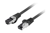Netzwerk - Kabel - Lanberg patch cable - 2 m - black - Schwarz - 2m - PCF8-10CU-0200-BK
