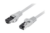 Netzwerk - Kabel - Lanberg patch cable - 50 cm - grey - Grau - 0.5m - PCF8-10CU-0050-S