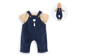 Dolls & Accessories - Corolle - T-Shirt and Navy Blue Overall 36cm - 9000141890