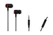 Kopfhörer/Headsets - SBS In Ear Stereo Earset Studio Mix 40 - Black/red - TEMETALINEARK