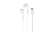 Kopfhörer/Headsets - Puro "Filo" Stereo Earbuds with USB-C Connector - PUIPHF32USBCWHI