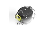 Tragbare & Party-Lautsprecher - MUSIC HERO SBS Water-resistant wireless speaker with strap - Black - MHSPDOMEBTK