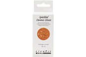 Kunst & Handwerk Ausstattung - Creativ Company - Speckled Ceramic Glaze 999-1060 C Opaque Orange Sun - 60ml - 789753