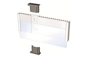 Konferenz und Präsentation - DURABLE Türschild mit modernem Alurahmen und Kartoneinlage. Zum Anschrauben, inkl. Montageset. - 480023