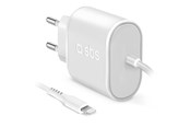 Handys - Adapter und Ladegeräte - SBS 5W Travel Charger for iPhone iPad and iPod - White - TETRLHSTD89
