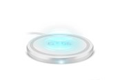 Handys - Adapter und Ladegeräte - SBS Wireless 15W Qi Charger Pad - White - TEWIRELESSUF15W