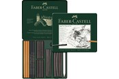 Utensilien zum Schreiben und Zeichnen - Faber-Castell Set Pitt Kohle Set 24-teilig - 112978