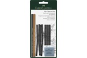 Utensilien zum Schreiben und Zeichnen - Faber-Castell Set Pitt Charcoal BK - 112996