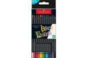 Utensilien zum Schreiben und Zeichnen - Faber-Castell Buntstifte Black Edition 12er Kartonetui - 116412