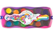 Utensilien zum Schreiben und Zeichnen - Faber-Castell Farbkasten Connector 12 Einhorn Deckweiß - 125035