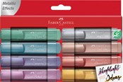 Utensilien zum Schreiben und Zeichnen - Faber-Castell Textmarker TL 46 Metallic 8er Etui - 154689