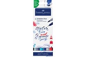 Utensilien zum Schreiben und Zeichnen - Faber-Castell Gofa Aqua Dual Marker Lettering Set Sea - 164519