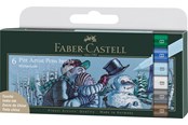 Utensilien zum Schreiben und Zeichnen - Faber-Castell Tuschestift Pitt Artist Pen B Winter 6x - 167176