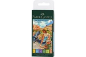 Utensilien zum Schreiben und Zeichnen - Faber-Castell Tuschestift Pitt Artist Pen B Sommer 6x - 167178