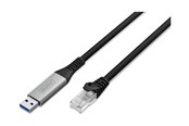 Netzwerk - Kabel - DIGITUS network cable - black - Schwarz - 2m - AK-300600-020-S