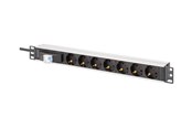 Stromkabel (Extern) - DIGITUS - power strip - aluminum with circuit breaker - 4000 Wh - DN-95439