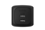 Handys - Adapter und Ladegeräte - Belkin BoostCharge 50W Dual USB-C PD Wall Charger with PPS BLK - WCH019KQBK