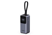 Powerbank (Akku) - UGREEN Nexode Power Bank (20000mAh.130W 3 Ports Built-in Cable) Powerbank (Akku) - silber - 20000 mAh - UGR5702