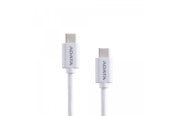 USB Kabel - A-Data ADATA - USB-C cable - 24 pin USB-C to 24 pin USB-C - CACC-200PN-WH