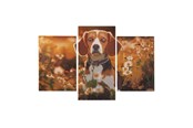Kreativ-Spiele - Creative Craft Group Diamond Painting Triptych Set - Dog - CR2118/GE