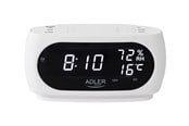 Einrichtung - Adler - alarm clock - electronic - desktop - white - AD 1186w