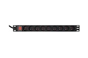 Stromkabel (Extern) - Gembird EnerGenie EG-PDU-9F2F - power distribution unit - 16A - 3500 Watt - EG-PDU-9F2F