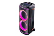 Tragbare & Party-Lautsprecher - DENVER BPS-470 - Bluetooth Party Speaker with LED light & 2 x 10" woofers - Black - BPS-470