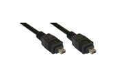 USB Kabel - InLine Firewire/DV cable ieee1394 400Mbps 3.0m 4/4-pin - FW-15