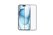 Handys - Schutzfolie - Joyroom JR-MLG0286 2.5D Anti-Blue Light + Dustproof Tempered Glass with Black Frame for iPhone 15 Plus/16 Plus - JR-MLG0286