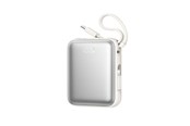 Powerbank (Akku) - Joyroom JR-PBF27 10000mAh 22.5W Powerbank with Built-in USB-C and Lightning Cables - White Powerbank (Akku) - Weiß - 10000 mAh - JR-PBF27_W