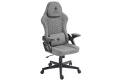 Gaming Stühle - Deltaco DC130 Gaming Gaming Stuhl - Grau - Stoff - GAM-180-LG