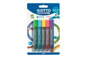 Hobby-Zubehör - Giotto Decor Glitter Glue Confetti 5 pcs BL - 11-545400
