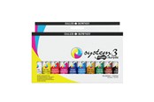 Kunst & Handwerk Ausstattung - Daler-Rowney System3 Fluid Acrylic Introduction Set 10x29.5 ml - 16-139029101