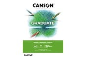 Kunst & Handwerk Ausstattung - Canson Graduate White Drawing Pad A4 160G 30 SH - 17-400110365