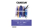 Kunst & Handwerk Ausstattung - Canson Graduate Mixed Media Pad A3 200G 20 SH - 17-400110378