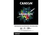 Kunst & Handwerk Ausstattung - Canson Graduate Black Paper Pad A4 120G 20 SH - 17-400110386