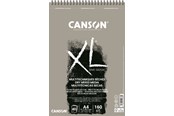Kunst & Handwerk Ausstattung - Canson XL Sand Grain A4 160G Grey Spiral 40 SH - 17-400110395