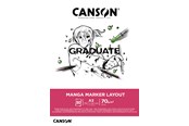 Kunst & Handwerk Ausstattung - Canson Graduate Manga Marker Layout Pad A3 70G 50 SH - 17-31250P025