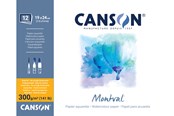 Kunst & Handwerk Ausstattung - Canson Montval CP 19x24 cm 300G Block 12 SH - 17-200006533