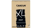 Kunst & Handwerk Ausstattung - Canson XL Kraft LD A3 90G Spiral 60 SH - 17-400039142