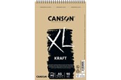 Kunst & Handwerk Ausstattung - Canson XL Kraft LD A5 90G Spiral 40 SH - 17-400082832