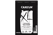 Kunst & Handwerk Ausstattung - Canson XL Dessin Noir DS A5 150G Spiral 20 SH - 17-400082844