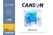 Kunst & Handwerk Ausstattung - Canson Montval CP 36x48 cm 300G Pad 12 SH - 17-200807321