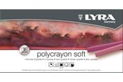 Kunst & Handwerk Ausstattung - Lyra Polycrayons Soft in box 12 pcs - 1-5651120