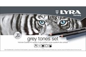 Kunst & Handwerk Ausstattung - Lyra Hard Pastel Grey Tones Set 12 pcs - 1-5641122