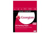 Kunst & Handwerk Ausstattung - Daler-Rowney Georgian Oil Paper Pads 12 Sheets 290G 16x12" - 16-403612200