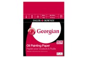 Kunst & Handwerk Ausstattung - Daler-Rowney Georgian Oil Paper Pads 12 Sheets 290G 12x9" - 16-403611700