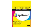 Kunst & Handwerk Ausstattung - Daler-Rowney System3 Acrylic Pad 20 Sheets 230G A5 - 16-403600500