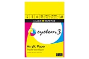 Kunst & Handwerk Ausstattung - Daler-Rowney System3 Acrylic Pad 20 Sheets 230G A4 - 16-403600400